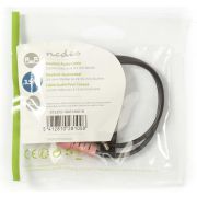 Nedis-Audiokabel-Headset-3-5-mm-Male-2x-3-5-mm-Female-0-2-m-Zwart