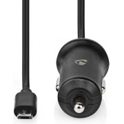 Nedis-Auto-oplader-2-4-A-Vaste-kabel-micro-USB-Zwart