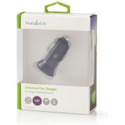 Nedis-Auto-oplader-4-8-A-2-uitgangen-USB-A-Zwart