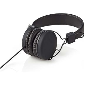 Nedis Bedrade hoofdtelefoon | On-ear | Opvouwbaar | 1,2 m ronde kabel | Zwart