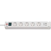 Brennenstuhl Bremounta Extension Socket 5-way 2x USB 3m H05VV-F 3G1.5