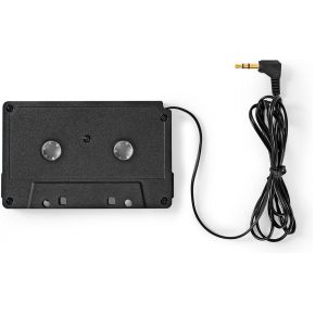 Nedis Cassette-adapter | 3,5 mm Mannelijk | Zwart