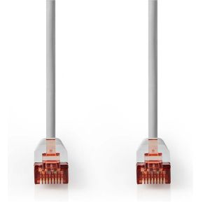 Nedis CAT6 S/FTP-Netwerkkabel | RJ45 (8P8C) Male - RJ45 (8P8C) Male | 1,0 m | Grijs