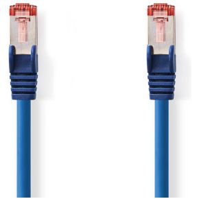 Nedis CAT6 S/FTP-Netwerkkabel | RJ45 Male - RJ45 Male | 0,15 m | Blauw