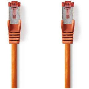 Nedis CAT6 S/FTP-Netwerkkabel | RJ45 Male - RJ45 Male | 0,15 m | Oranje