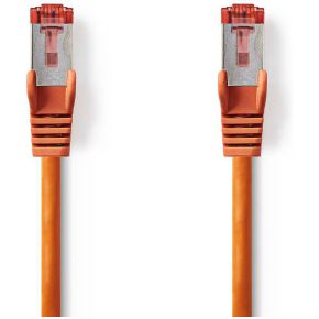 Nedis CAT6 S/FTP-Netwerkkabel | RJ45 Male - RJ45 Male | 1,0 m | Oranje