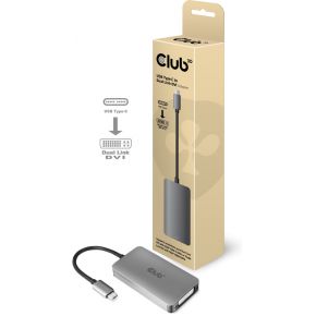 CLUB3D cac-1510 USB C DVI-D Dual link Grijs