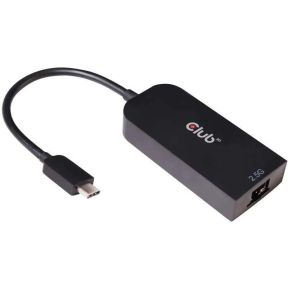 CLUB3D CAC-1520 kabeladapter/verloopstukje USB C Ethernet Zwart
