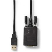 Nedis-Converter-USB-A-male-naar-RS232-male-USB-2-0-0-9-m-kabel
