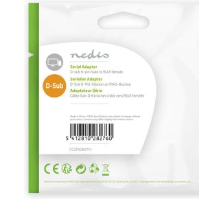 Nedis D Sub Adapter D 9 Pins Male Rj45 8P8C Female Ivoor nedis kopen in de aanbieding Nedis D Sub Adapter D 9 Pins Male Rj45 8P8C Female Ivoor nedis kopen in de aanbieding