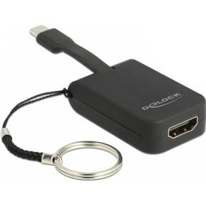 Delock 63942 USB Type-C-adapter naar HDMI (DP Alt Mode) 4K 30 Hz - sleutelhanger