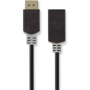 Nedis DisplayPort male - HDMI-uitgang 0,2 m Antraciet [CCBW37150AT02]