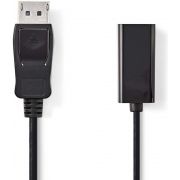 Nedis-DisplayPort-HDMI-Kabel-DisplayPort-Male-HDMI-Female-0-2-m-Zwart