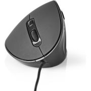 Nedis Ergonomic Wired Mouse | 3200 DPI | 6-Button | Black
