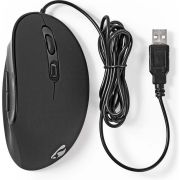 Nedis-Ergonomic-Wired-Mouse-3200-DPI-6-Button-Black