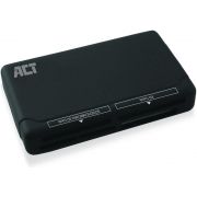 ACT 64-in-1 Cardreader, USB 2.0, zwart