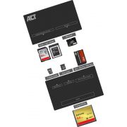 ACT-64-in-1-Cardreader-USB-2-0-zwart