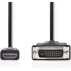 Nedis Hdmi Dvi Kabel Connector D 241 Pins Male 50 M Zwart nedis kopen in de aanbieding