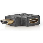Nedis HDMI™-Adapter | HDMI™-Connector - HDMI™ Female | Links Gehoekt | Zwart