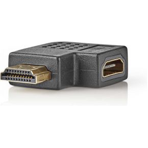 Nedis HDMI-Adapter | HDMI-Connector - HDMI Female | Rechts Gehoekt | Zwart
