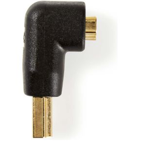 Nedis Hdmi Connector 90 Graden Haaks Female Zwart nedis kopen in de aanbieding