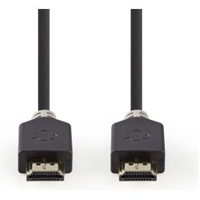 Nedis High Speed HDMI™-kabel met Ethernet | HDMI™-connector - HDMI™-connector | 15 m | Antraciet