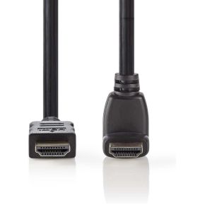 Nedis High Speed HDMI™-kabel met Ethernet | HDMI™-connector - HDMI™-connector 270° haaks | 1,5 m |