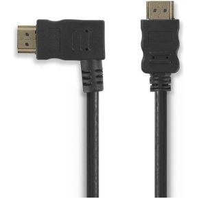 Nedis High Speed HDMI-Kabel met Ethernet | HDMI-Connector - HDMI-Connector Links Haaks | 1,5 m |