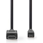 Nedis High Speed HDMI™-kabel met Ethernet | HDMI™-connector - HDMI™-micro-connector | 1,5 m | Zwart