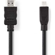 Nedis-High-Speed-HDMI-Kabel-met-Ethernet-HDMI-Connector-HDMI-microconnector-2-0-m-Zwart