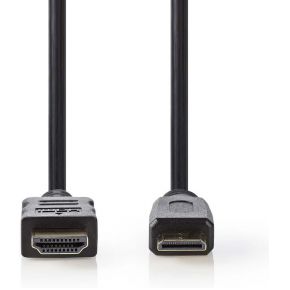 Nedis High Speed HDMI-kabel met Ethernet | HDMI-connector - HDMI-mini-connector | 1,5 m | Zwart