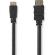 Nedis-High-Speed-HDMI-kabel-met-Ethernet-HDMI-connector-HDMI-mini-connector-1-5-m-Zwart