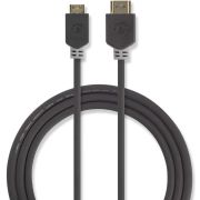 Nedis High Speed HDMI-kabel met Ethernet HDMI-connector - mini-connector 2,0 m Antraciet