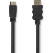 Nedis-High-Speed-HDMI-kabel-met-Ethernet-HDMI-connector-HDMI-mini-connector-3-0-m-Zwart