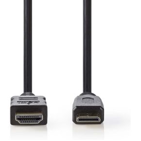 Nedis High Speed HDMI™-kabel met Ethernet | HDMI™-connector - HDMI™-mini-connector | 5,0 m | Zwart