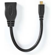 Nedis-High-Speed-HDMI-kabel-met-Ethernet-HDMI-micro-connector-HDMI-female-0-2-m-Zwart