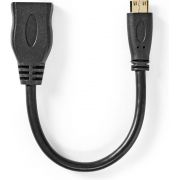 Nedis-High-Speed-HDMI-kabel-met-Ethernet-HDMI-mini-connector-HDMI-female-0-2-m-Zwart