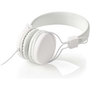 Nedis-Hoofdtelefoon-met-snoer-On-ear-Opvouwbaar-1-2-m-ronde-kabel-Wit