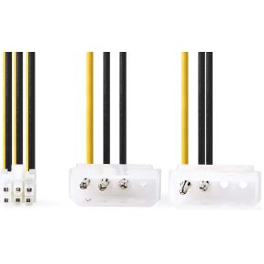 Nedis Interne Voedingskabel 2X Molex Male Pci Express Female 015 M nedis kopen in de aanbieding