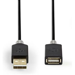 Nedis Kabel USB 2.0 | A male - A female | 2,0 m | Antraciet [CCBW60010AT20]