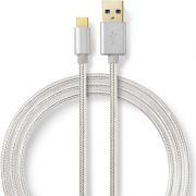 Nedis Kabel USB 3.1 | Type-C male - A male | 1,0 m | Aluminium