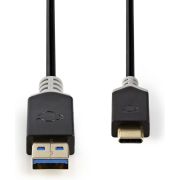 Nedis-Kabel-USB-3-1-Type-C-male-A-male-1-0-m-Antraciet-CCBW61600AT10-