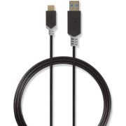 Nedis-Kabel-USB-3-1-Type-C-male-A-male-1-0-m-Antraciet-CCBW61600AT10-