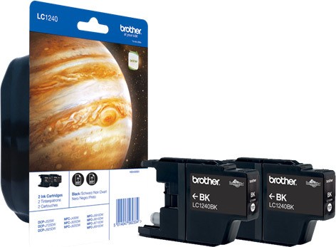 Brother Lc-1240BKBP inktcartridge 1 stuk(s) Origineel Zwart