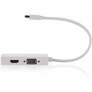 Nedis-Mini-DisplayPort-Adapterkabel-Multiport-Mini-DisplayPort-Male-VGA-Female-DVI-D-24-1-Pins-Fema