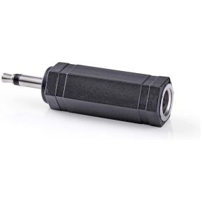 Nedis Mono-Audioadapter | 3,5 mm male - 6,35 mm female | 10 stuks | Zwart