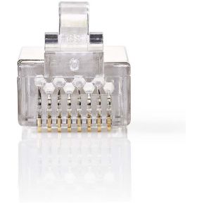 Nedis Netwerkconnector Rj45 Male Voor Stranded Cat6 Jeftp Kabels 10 Stuks Metaal nedis kopen in de aanbieding