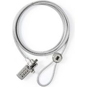 Nedis Notebookvergrendeling | Getallen | 1,8 m | Zilver