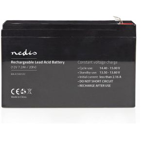 Nedis Oplaadbare Loodzuuraccu 12V 7200 Mah 151 X 65 X 95 Mm nedis kopen in de aanbieding