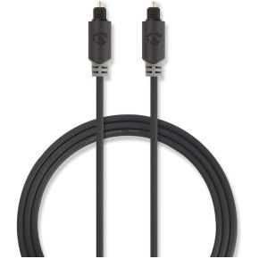 Nedis Optische Audiokabel Toslink Male 10 M Antraciet Cabw25000At10 nedis kopen in de aanbieding